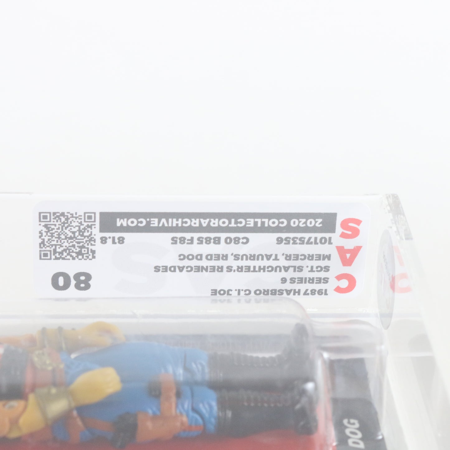 Vintage GI Joe Hasbro Sgt Slaughters Renegades 3.75" Figures CAS 80 Graded 1987