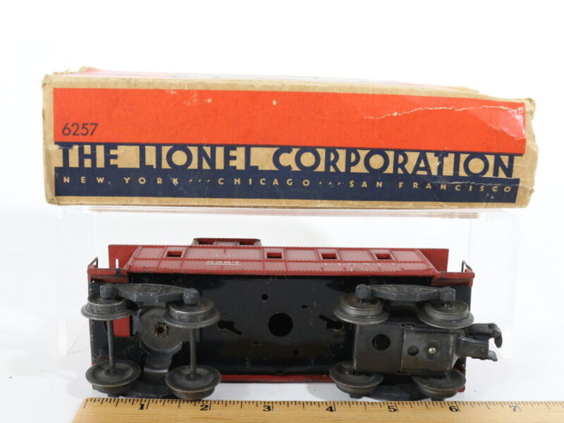 Southern Pacific SP 6257 Red Caboose Plastic Lionel Postwar O