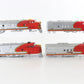 Lot Of 4 Santa Fe 307 215 4015 Diesel Locomotive Shells Tyco Bachmann HO