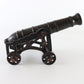 Antique 19th century cast iron miniature cannon replica historic artillery