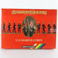 USMC National Flag & Marine Corp Standard Set Of 10 Britains 1:32 7303 Metal