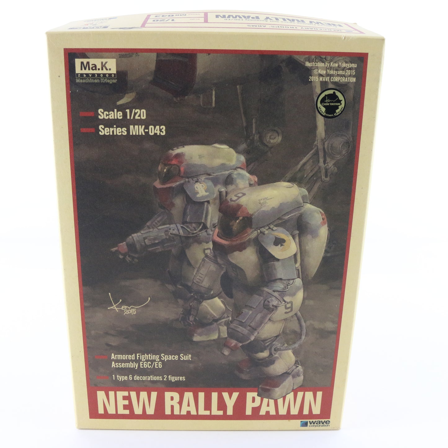 Ma.k Maschinen Krieger New Ralley Pawn E6c/e6 Series Mk-043 1/20 Complete Kit