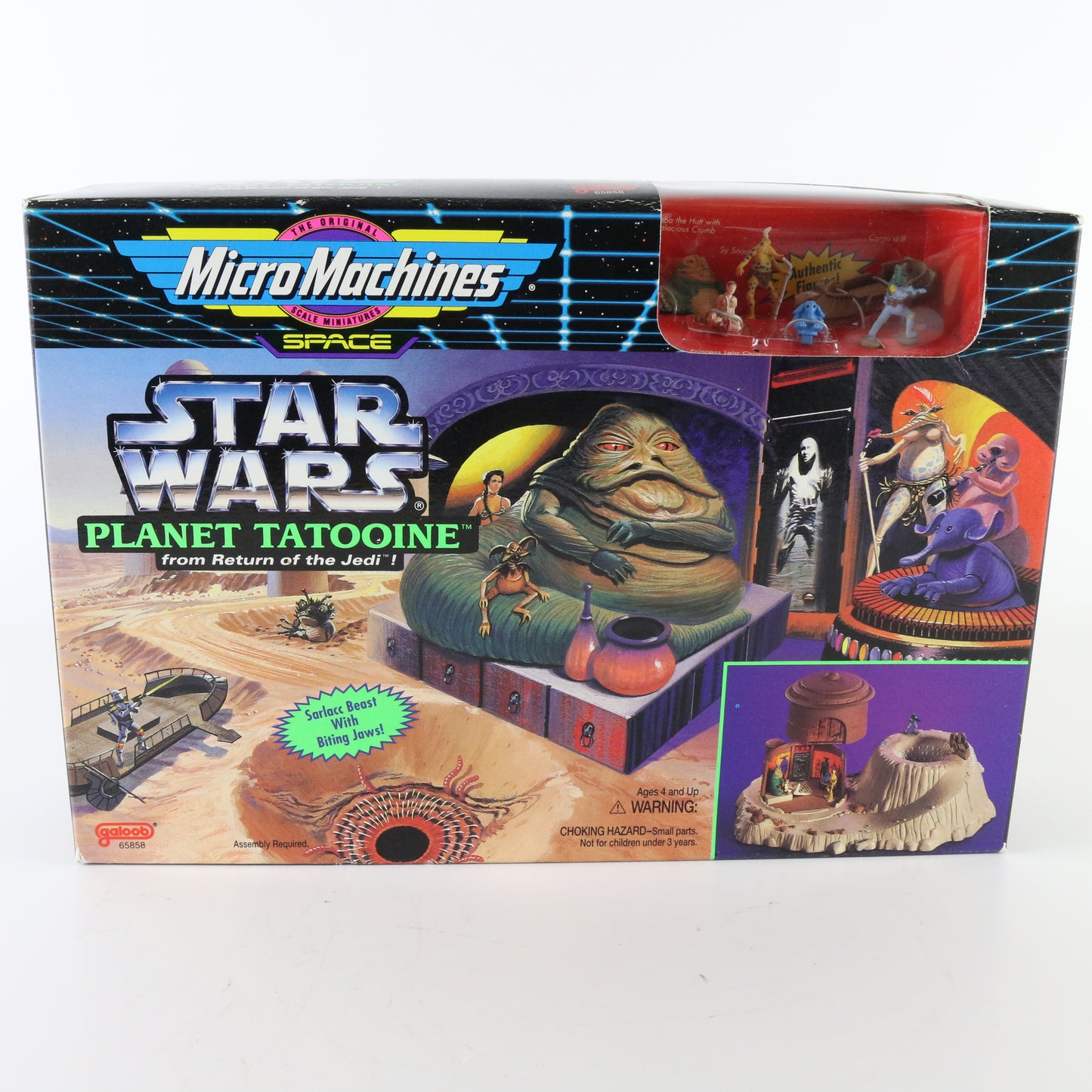 Micro Machines Space Star Wars Planet Tatooine Diorama Galoob