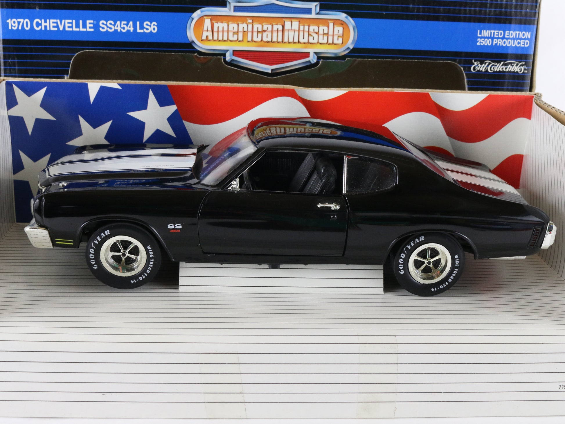 1970 Chevy Chevelle SS 454 LS6 Black American Muscle ERTL 1:18 1 Of 2500 7003