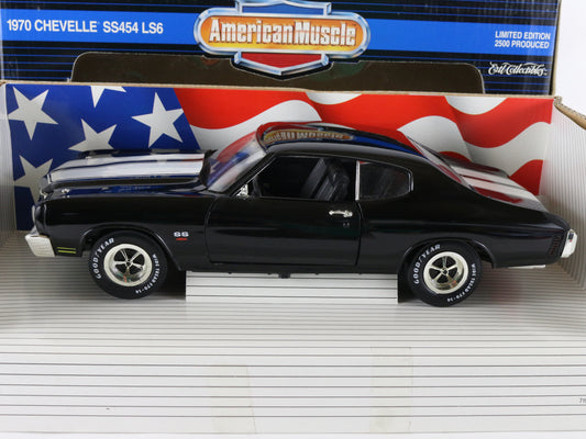 1970 Chevy Chevelle SS 454 LS6 Black American Muscle ERTL 1:18 1 Of 2500 7003
