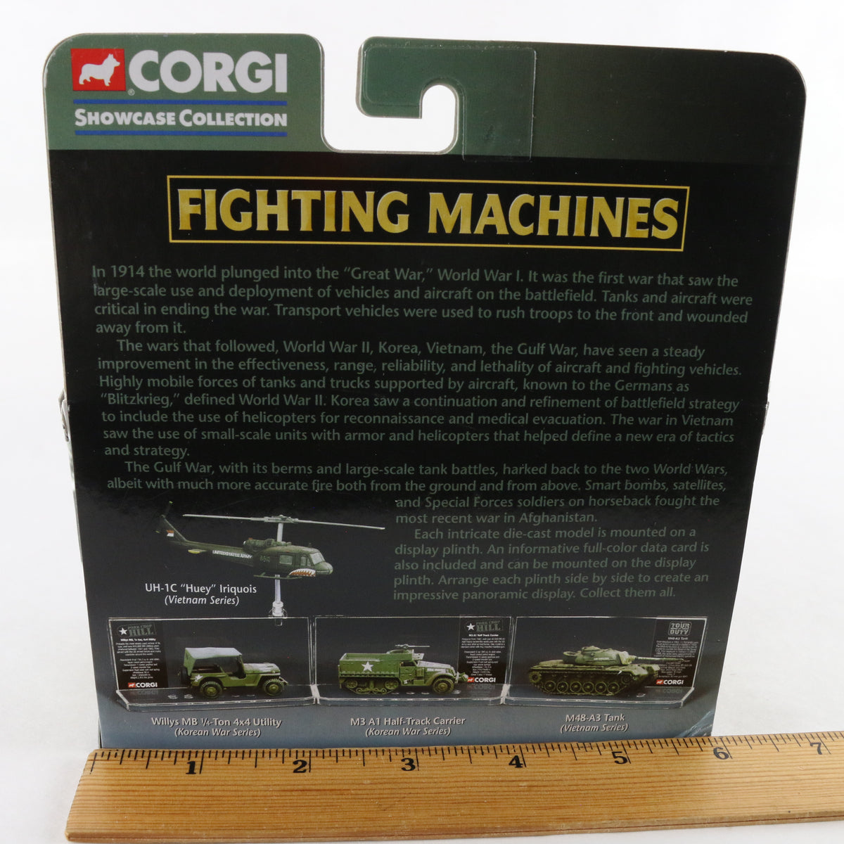 M-48 Tank US Marine Corps Fighting Machines Corgi CS90393 Metal Military Vehicle