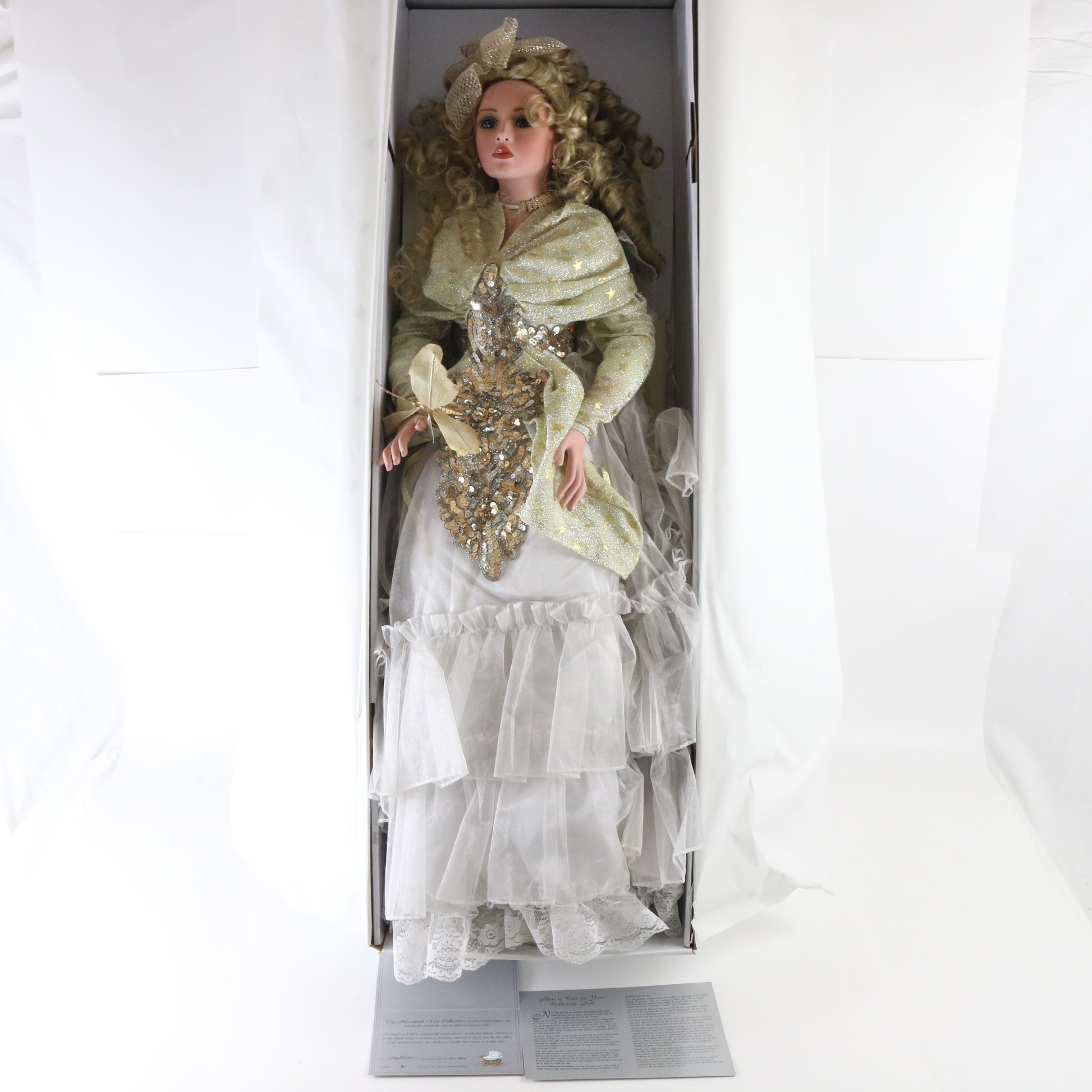 Rose Marie Heartland Mint Collection Large 34.5" Porcelain Doll 81/400