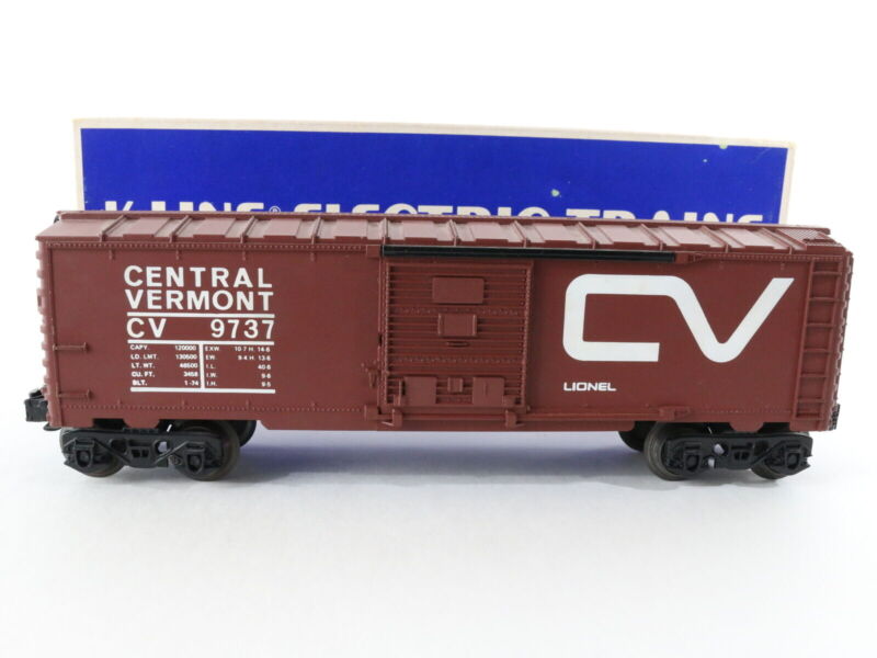 Lionel O Central Vermont Cv 9737 Single Door Boxcar 9700 Series