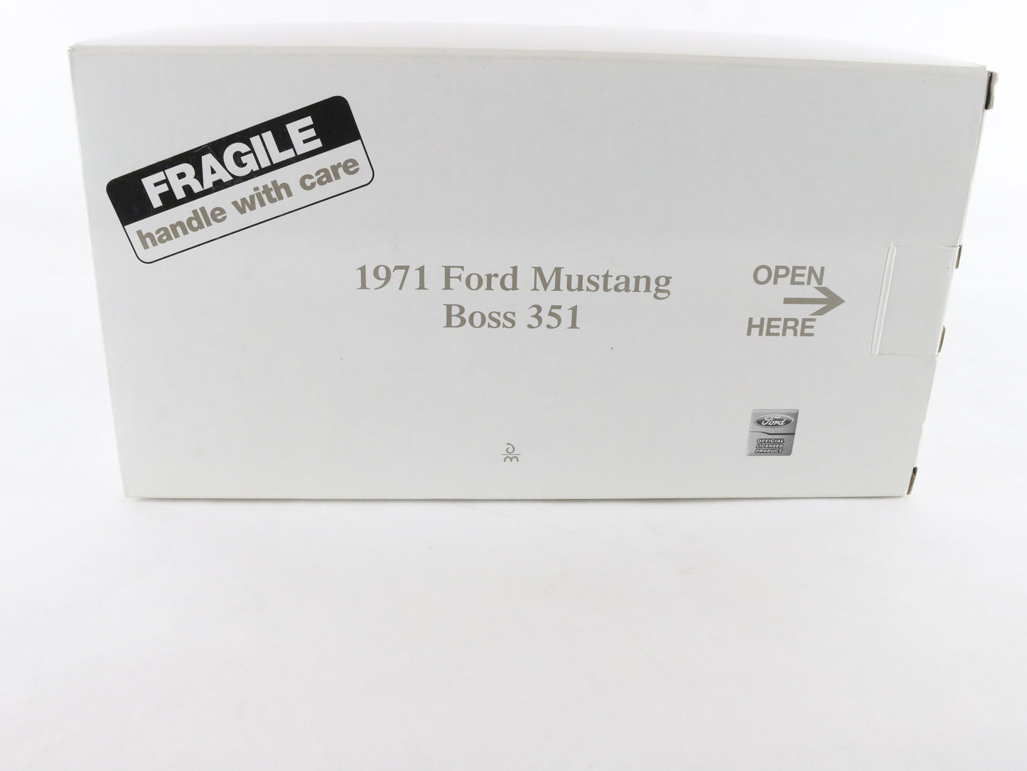 1971 Ford Mustang Boss 351 Fastback Metallic Pewter Danbury Mint 1:24 Diecast