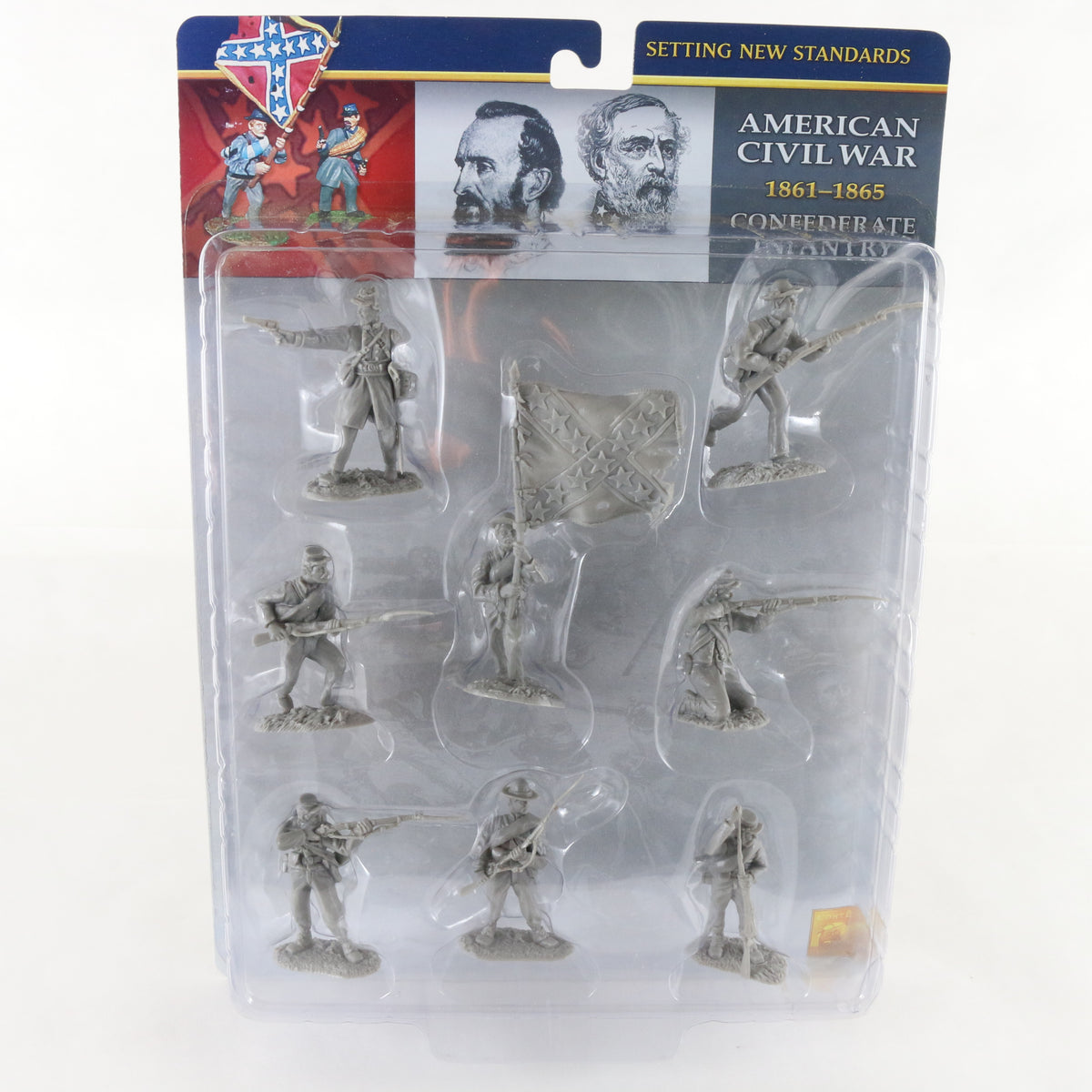 Confederate Infantry American Civil War 1861-1865 Conte Sealed Plastic Figures