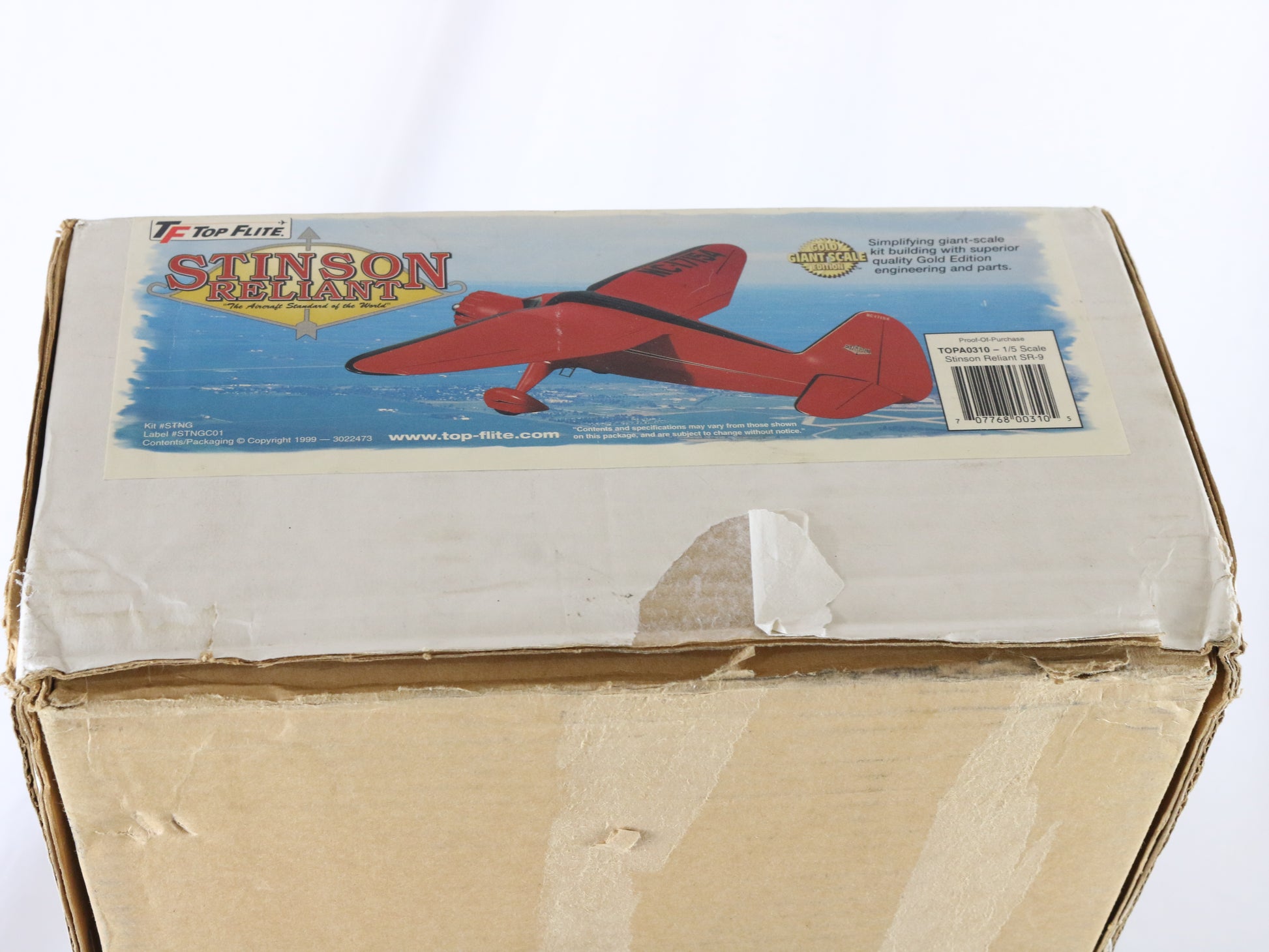 Top Flite Gold Edition Stinson Reliant Sr-9 100.5” Wingspan