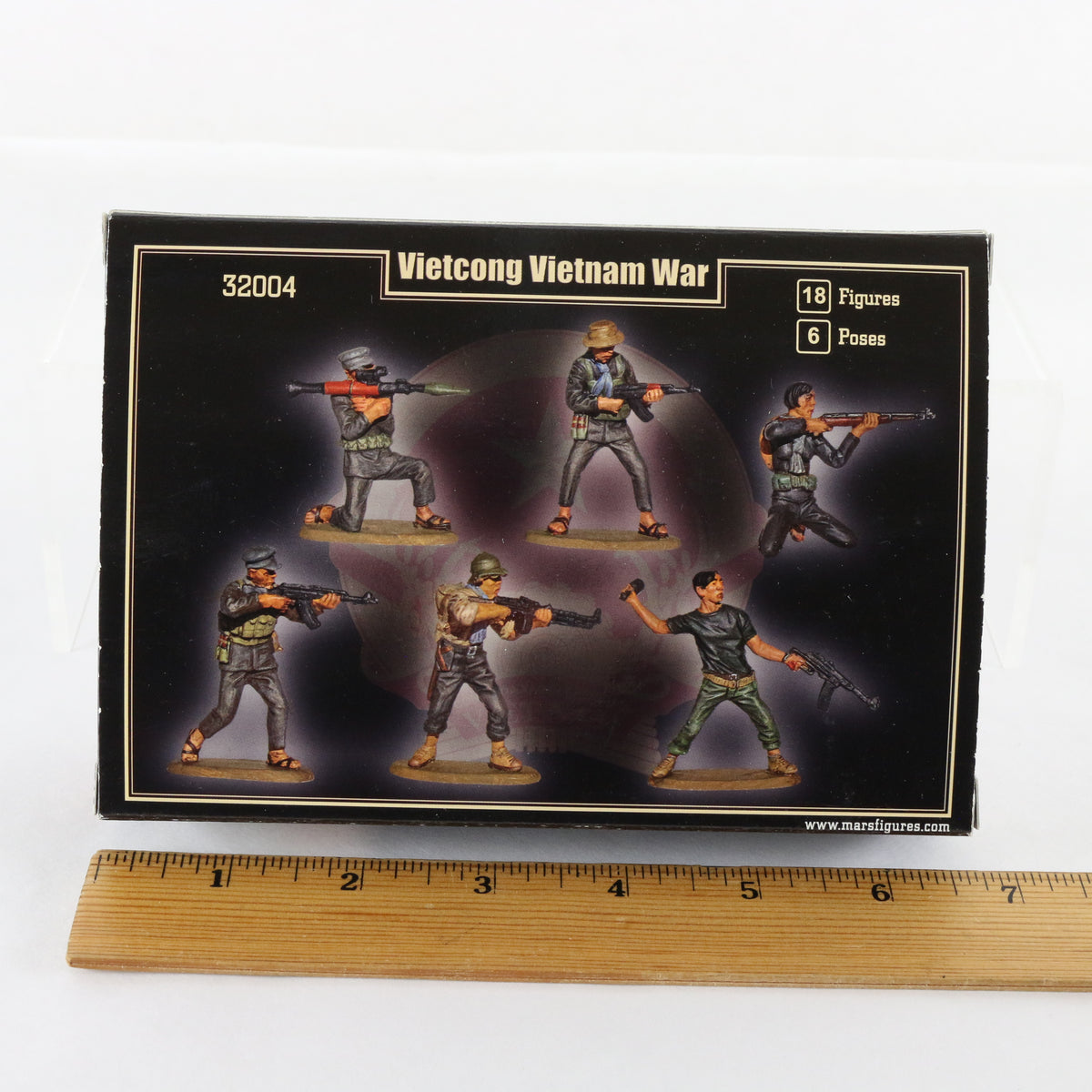Set Of 18 Vietcong Soldiers Vietnam War Mars 1:32 Scale 32004 Plastic Figures