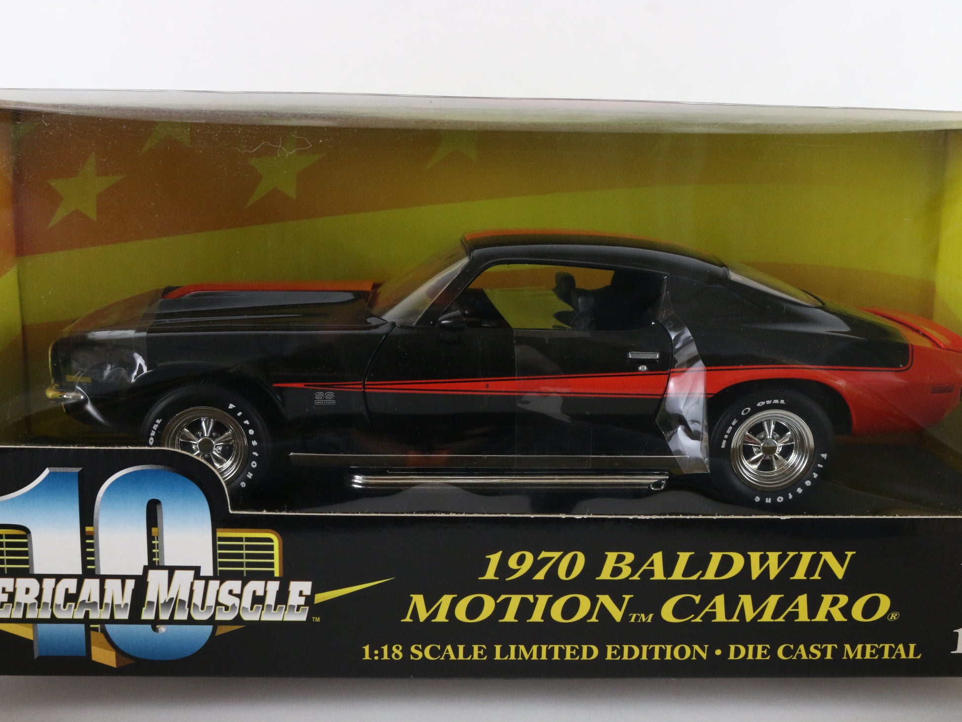 1970 Chevy Camaro Baldwin Motion American Muscle 1:18 SERIALIZED HOBBY of 2500