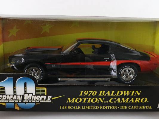 1970 Chevy Camaro Baldwin Motion American Muscle 1:18 SERIALIZED HOBBY of 2500