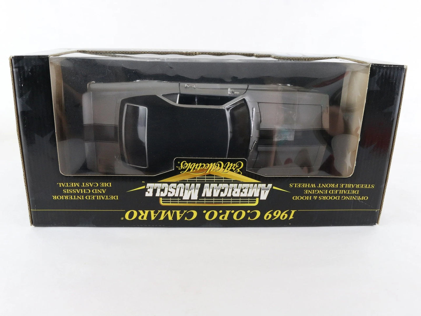 1969 Chevy Camaro COPO Silver American Muscle 10 Year ERTL 1:18 Diecast 36673