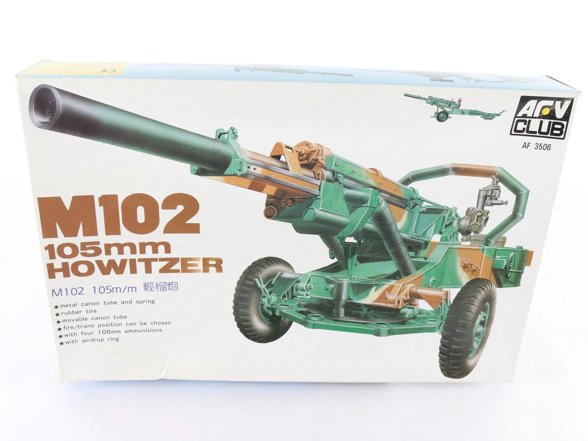 M102 105mm Howitzer Artillery AFV Club 1:35 3506 Military Kit