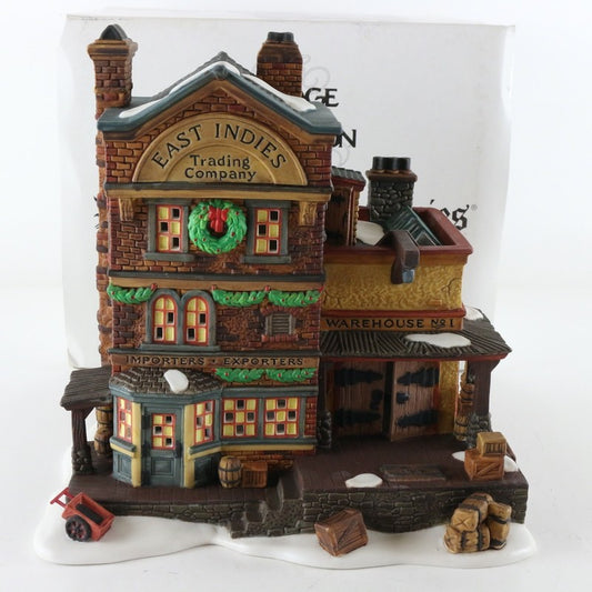 Department 56 Dickens Village East Indies Trading Co Christmas Building 58302