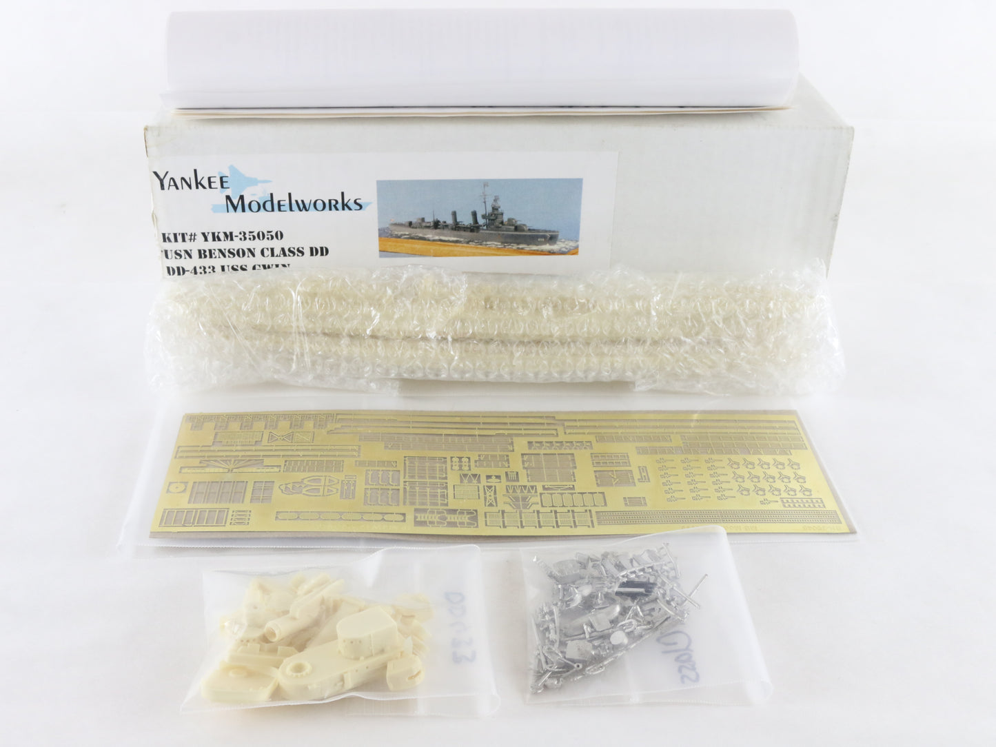 USS Gwin DD-433 USN Benson Class DD Yankee Modelworks 1:350 YKM-35050 Resin Kit