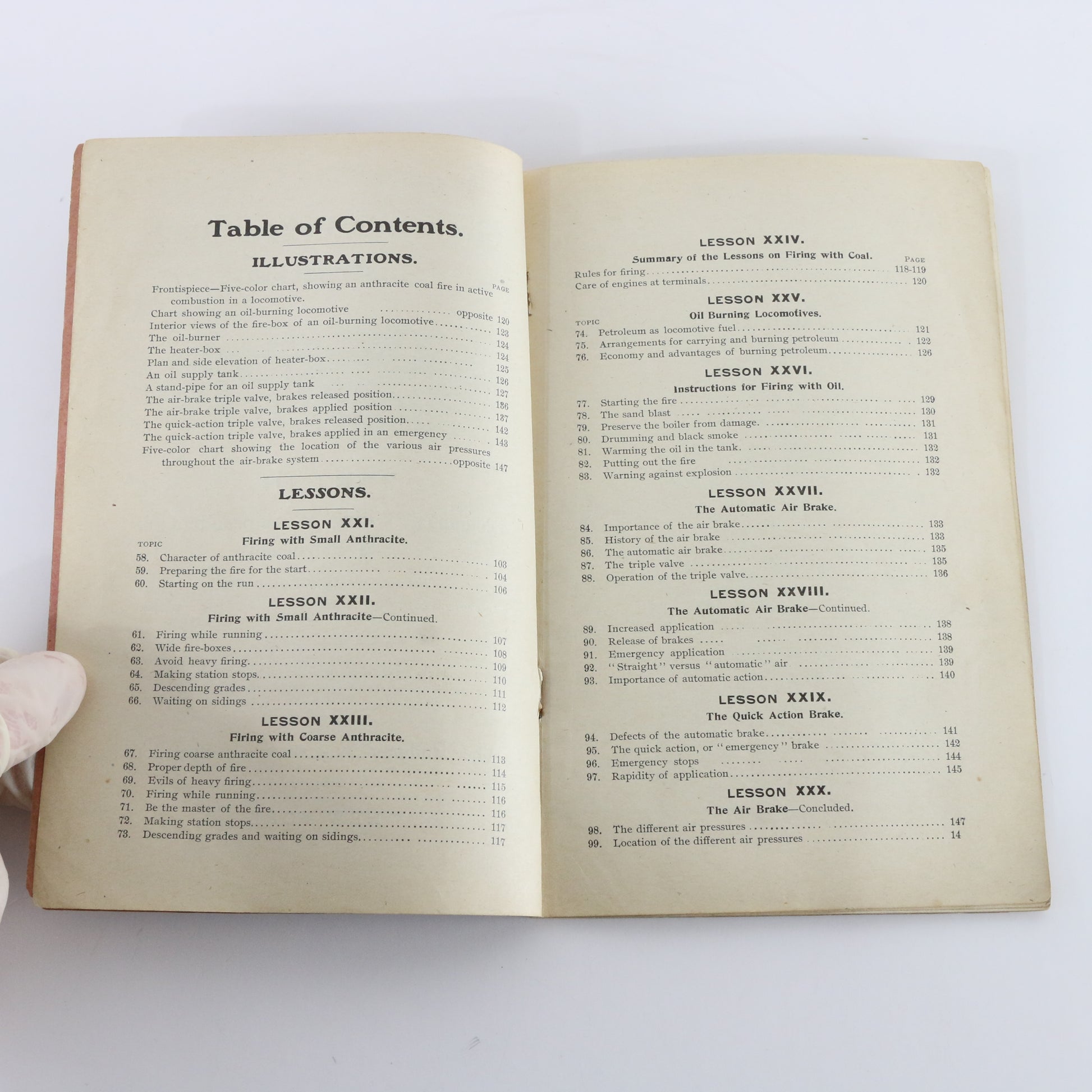 Antique 1904 Fireman's Preparatory Instruction Railway Guide by G. Baker