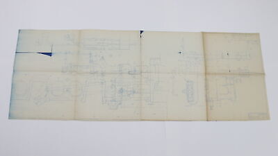 Pilliod Baker locomotive valve gear blueprint 1931