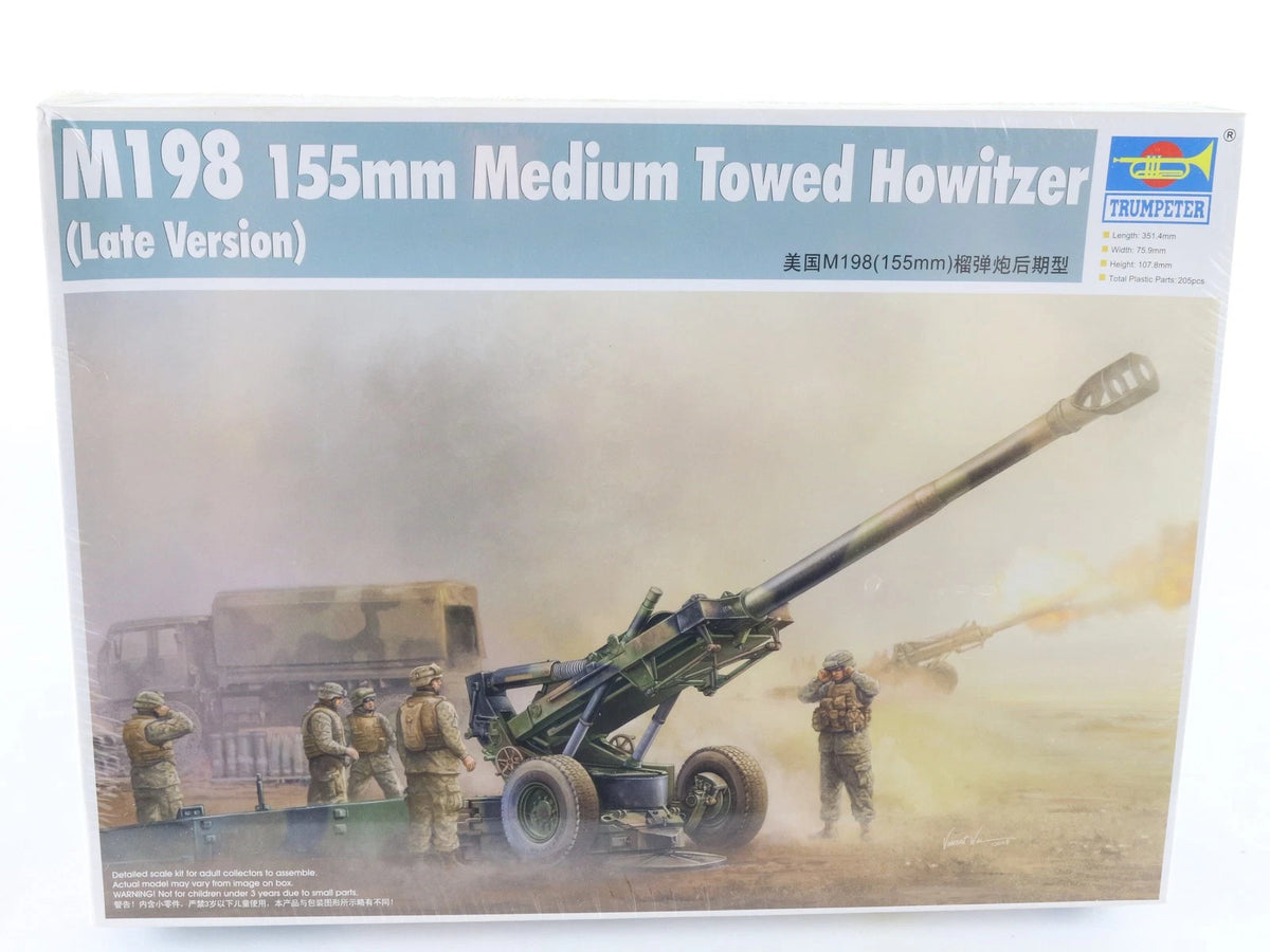 M198 155mm Medium Towed Howitzer Late Version Trumpeter 1:35 02319 Sealed Kit