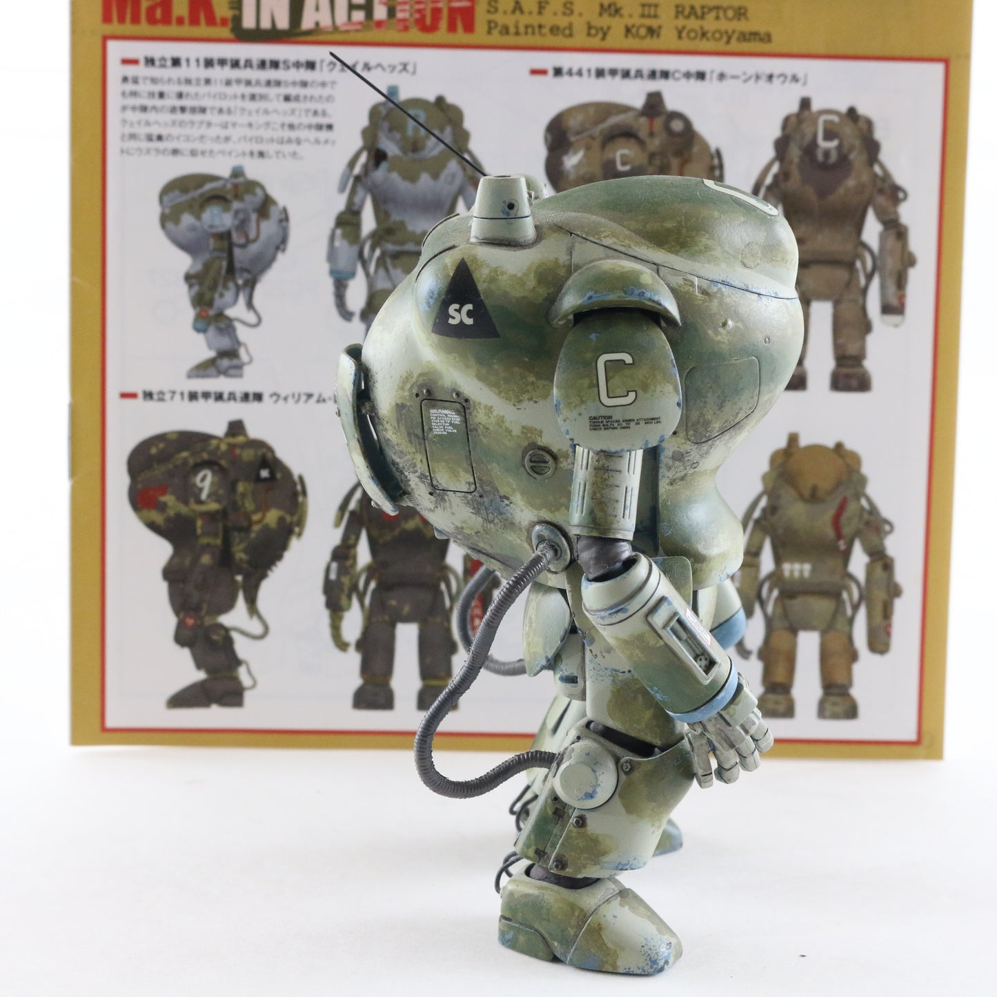 Ma.k. Krieger Raptor SAFS Super Armored MkIII Wave 1:20 Built Painted Maschinen