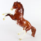 Breyer 70th Anniversary Cca Glossy Fighting Stallion Traditional Chestnut