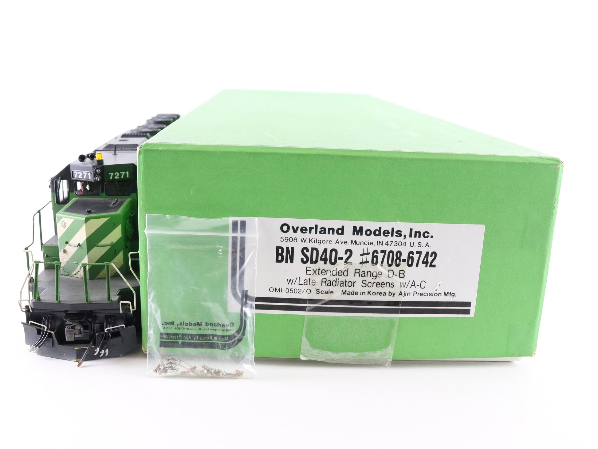 Overland Models O BN 7271 SD40-2 Weathered Brass Diesel Loco OMI-0502