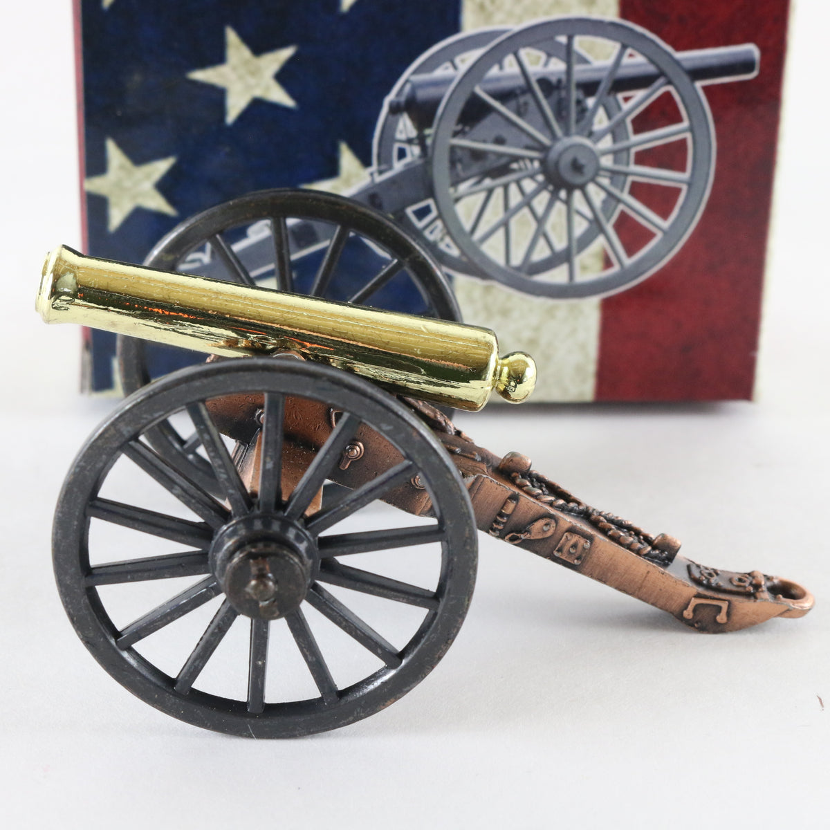12 Pounder Light Gun Napoleon Civil War Cannon Americana Metal Model