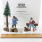 Dept 56 Heritage Village Set Of 2 Lumberjacks Porcelain Christmas Figures 56590