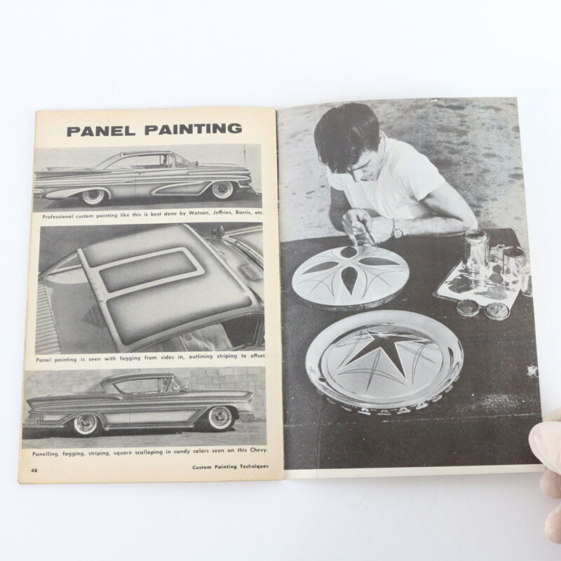 Custom Painting Techniques Spotlite Books 525 Vintage Hot Rod Magazine 1962