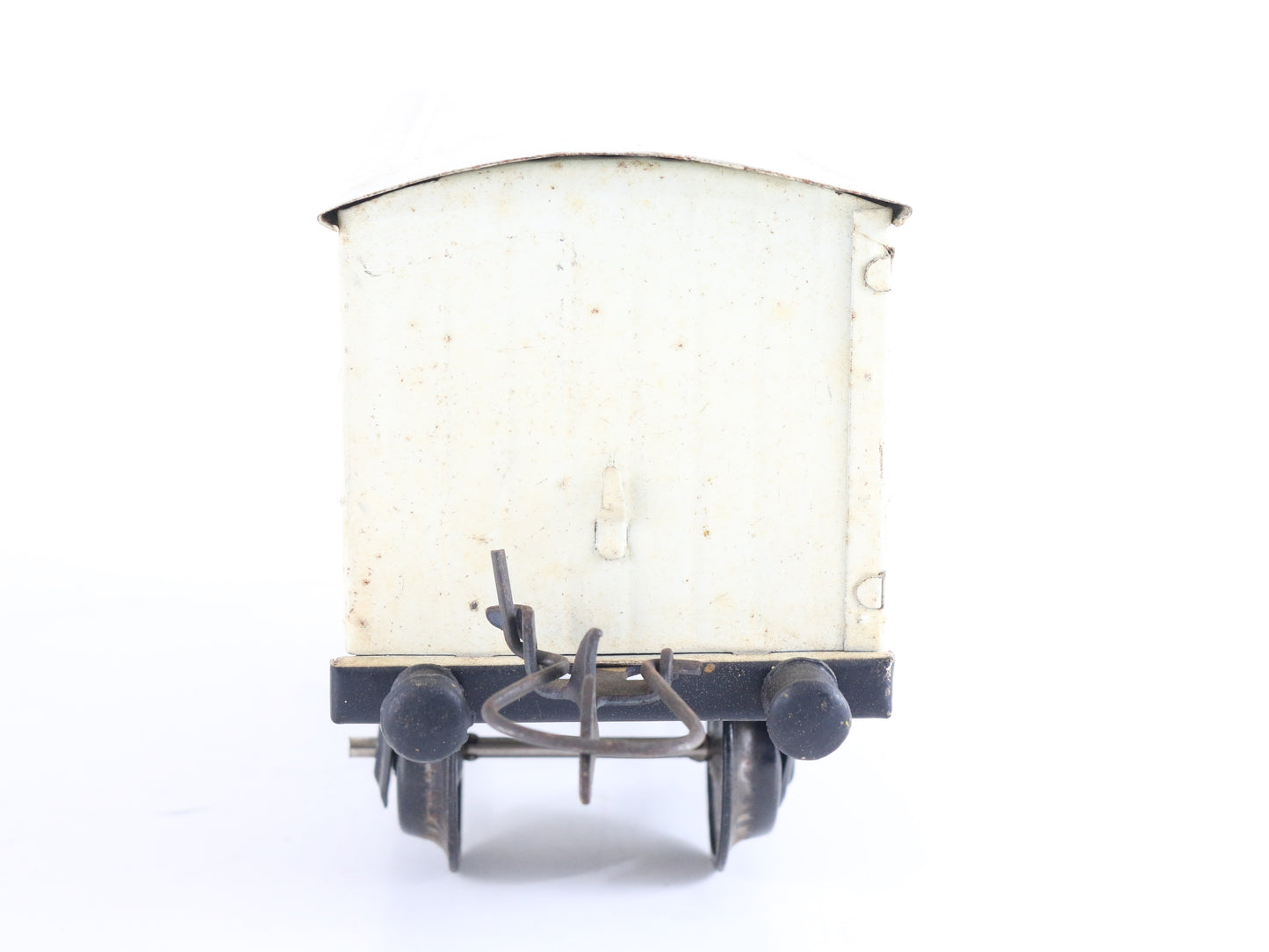 White Ventilated Refrigerator Car 151276 Hornby Meccano O Vintage Train rare insulated wagon for perishables