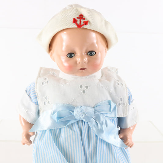 Tynie Twins Sailor Boy Horsman 13" Closing Eyes Baby Doll Tw14 W/ Hat