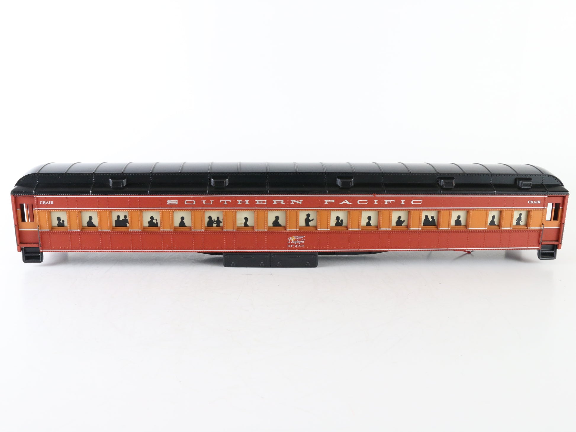 K-line O Southern Pacific SP Daylight Scheme 2017 Chair Passenger Car Train – K-line O scale Southern Pacific Daylight chair passenger car, detailed for collectors.