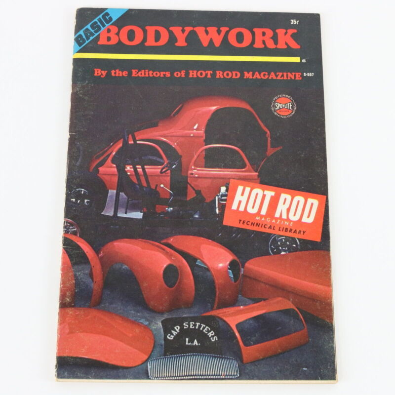 Basic Bodywork Spotlite 557 Vintage Hot Rod Technical Magazine 1965