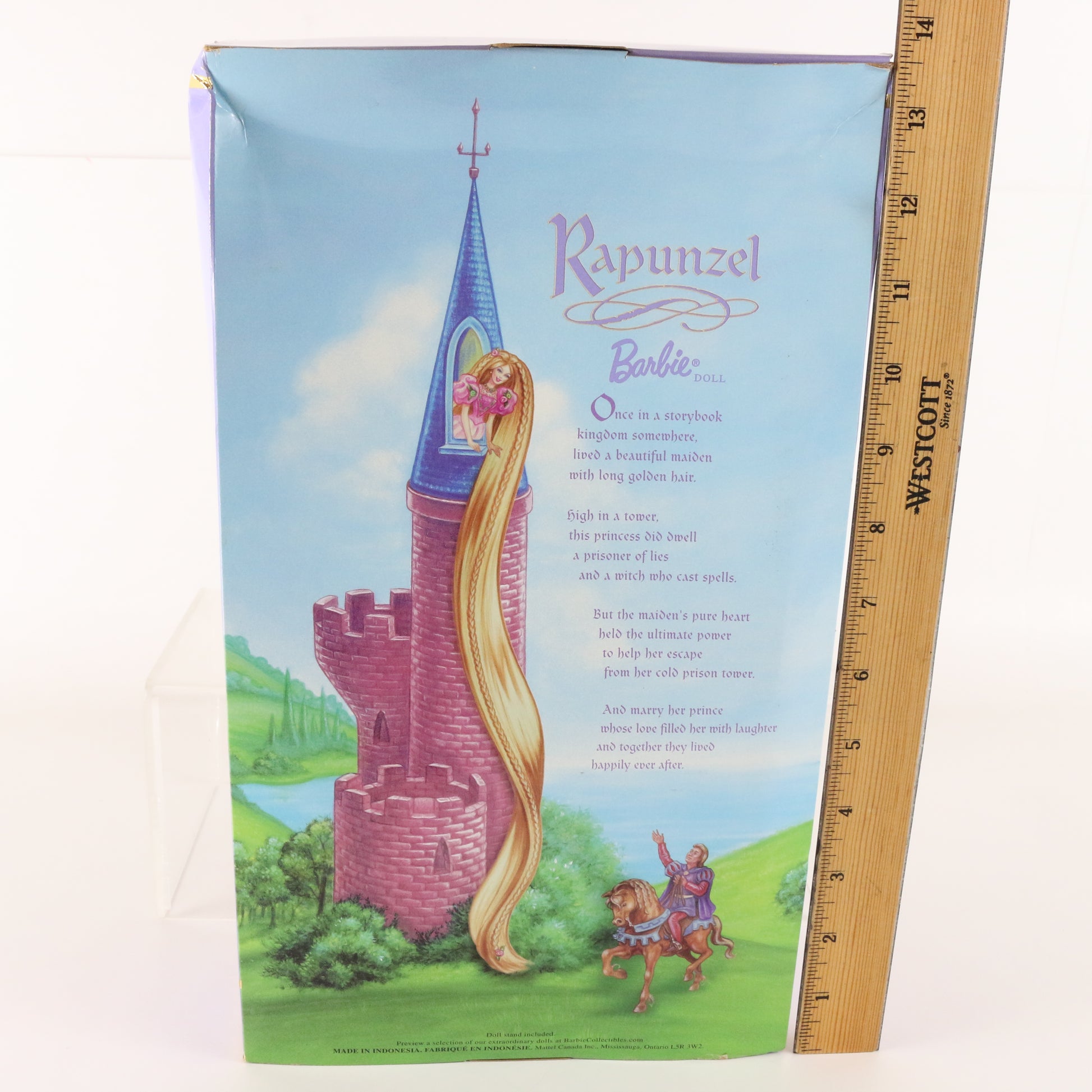 Rapunzel Storybook Princess Barbie Doll Mattel 53973