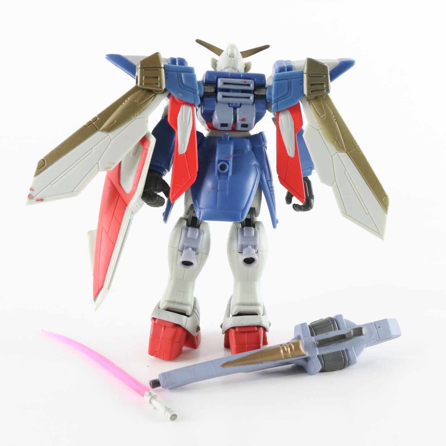 Gundam Wing Zero Gold Version Mobile Suit Bandai Figure 4.5" W/ Accessories