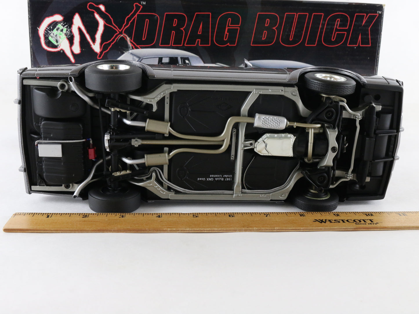 1987 Buick GNX Drag Gray Street Fighter GMP 1:18 Diecast Model 1 Of 650 G1800221