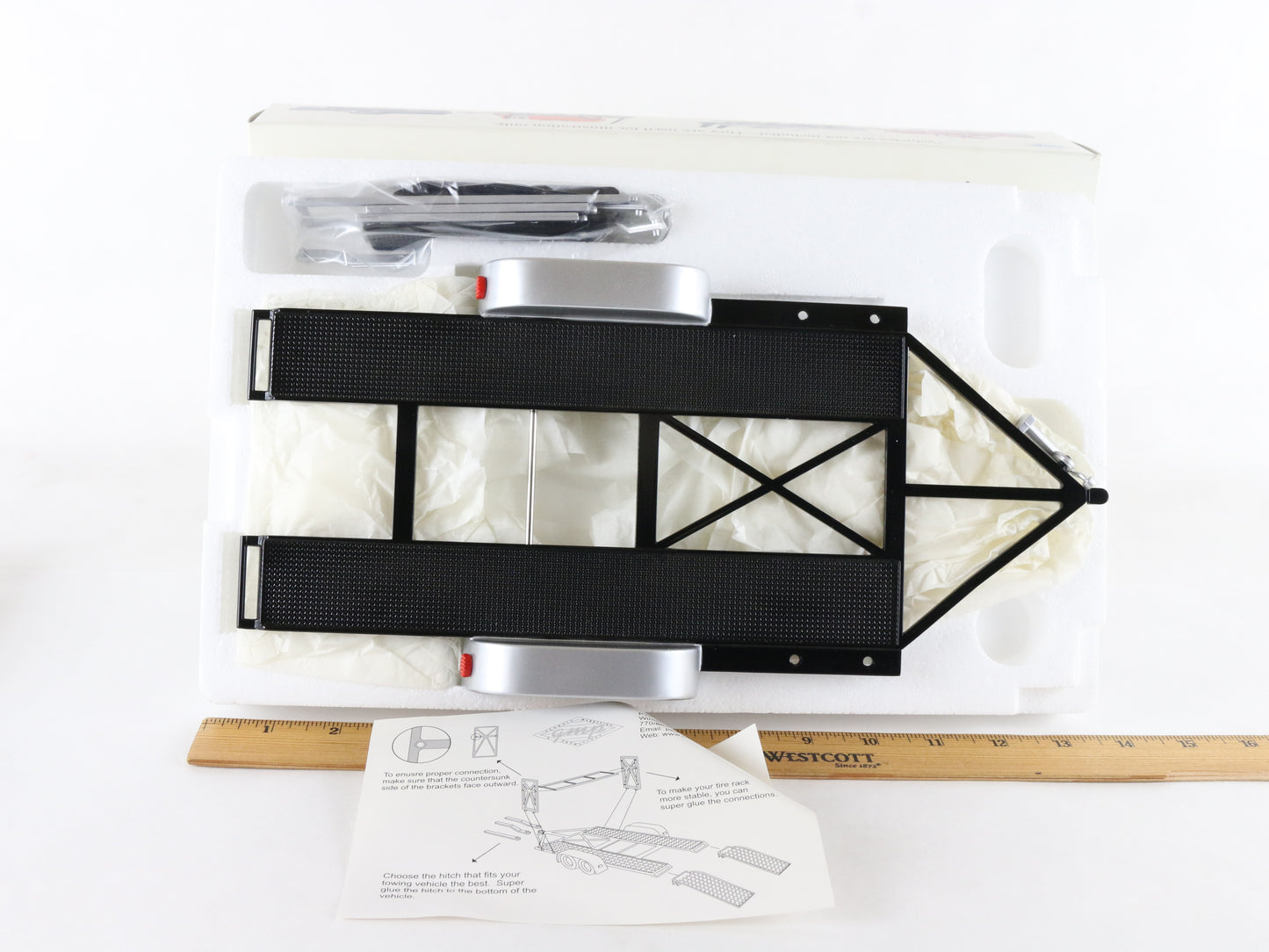 Black & Gray Diecast Metal Vehicle Trailer GMP 1:18 Model 2601