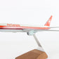 Air Canada Orange and White Commercial Jet 767 Space Models 10.75 inch