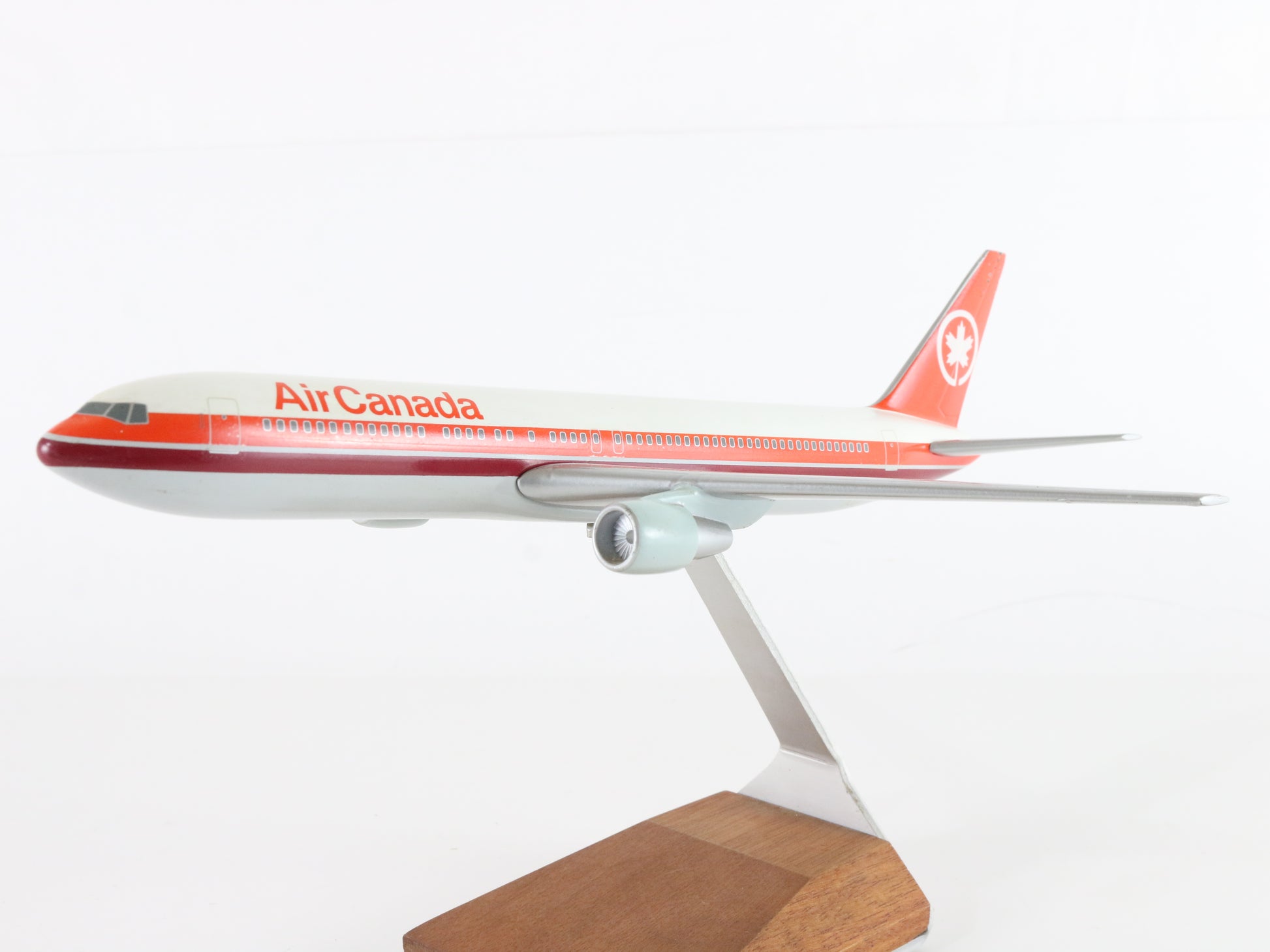 Air Canada Orange and White Commercial Jet 767 Space Models 10.75 inch