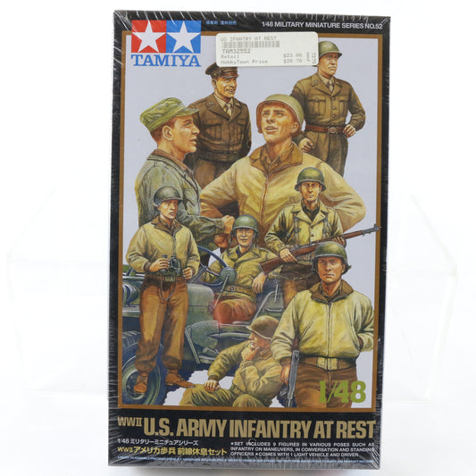 WW2 US Army Infantry At Rest Set Series 52 Tamiya 1:48 32552 1600 Sealed Figures