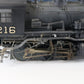 Pacific Fast Mail O Scale Denver Salt Lake 216 2-6-6-0 Brass 2 Rail Steam Loco