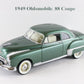 1949 Oldsmobile 88 Coupe Ivy Green Danbury Mint 1:24 Diecast Car