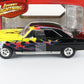 1966 '66 Chevy Nova SS Black Musclecars R27 Johnny Lightning 1:24 Diecast 51105