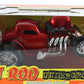 Defibrillator Red Hot Rod Underground Lady Luck 1:18 Dragster Model Car