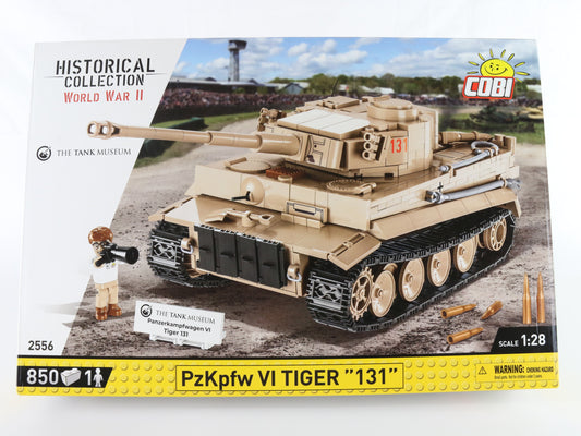 Panzerkampfwagen IV Tiger 131 Heavy Tank German WW2 Historical Cobi 1:28 2556