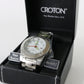 Croton Japan Quartz Men's Watch Stainless Steel Silver 5 ATM