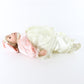 Pink & White Dress Girl Large 22.5" Vinyl Doll W/ Clothes & Hat 71/750
