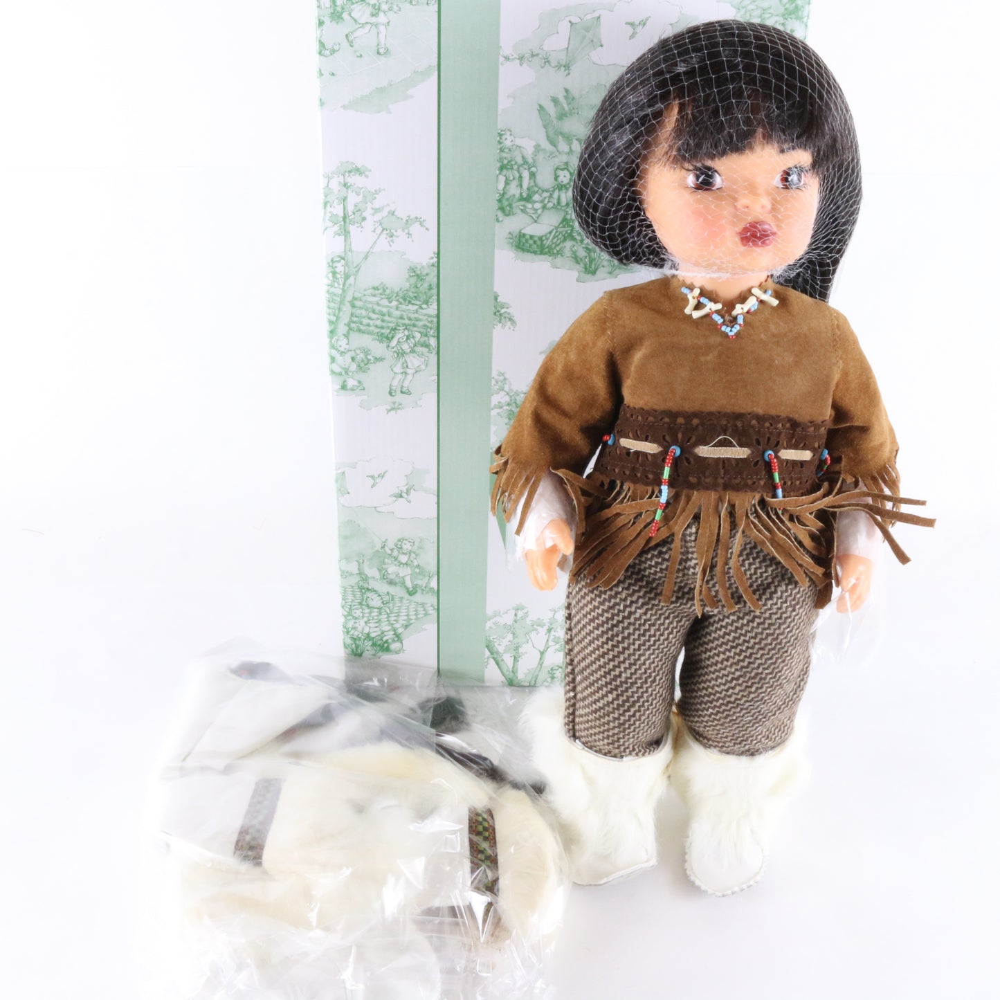 Terri Lee Nanook Eskimo 16" Vinyl Doll W/ Winter Coat & Extras 173/350 20027